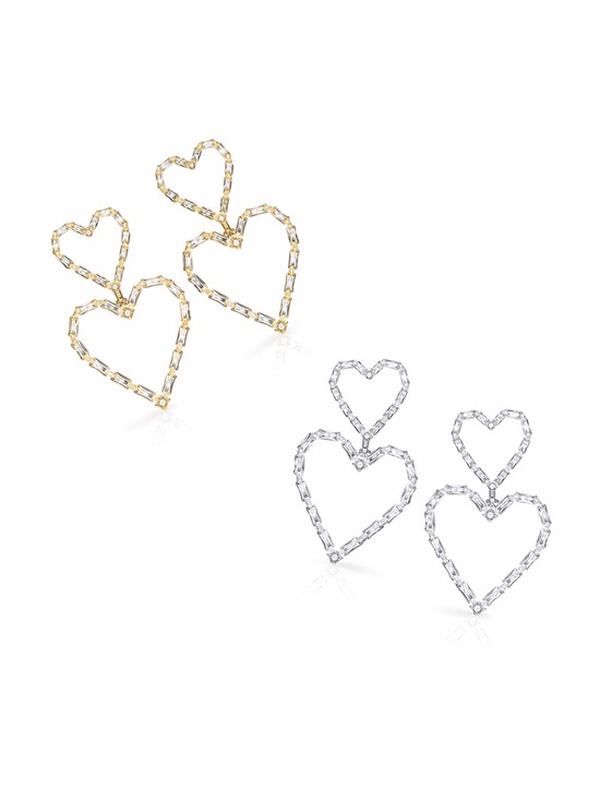 Jewelry - Austrian Crystal Heart Earrings